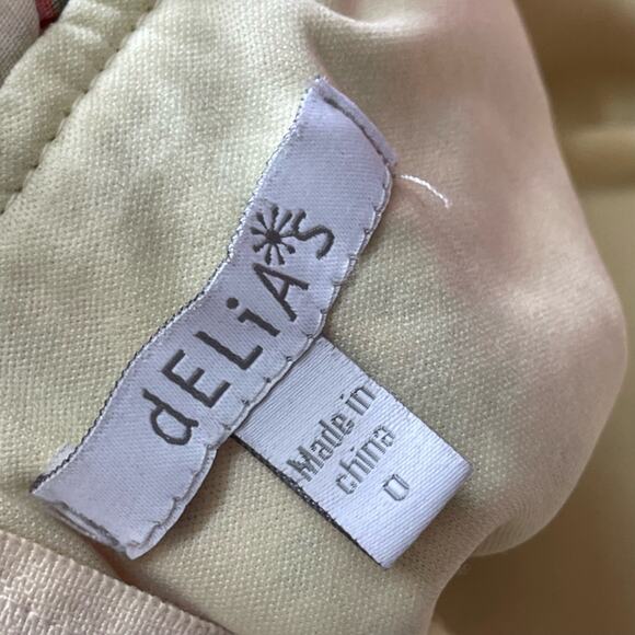 dELiA’S Floral Corset Crop Top Y2K women’s size 0 - Picture 4 of 4